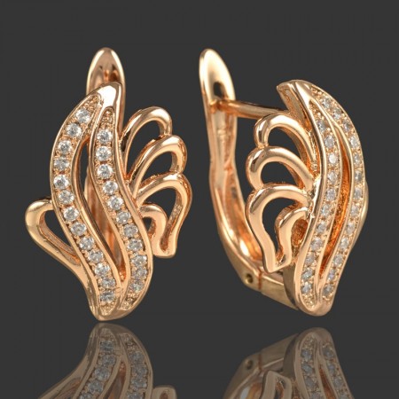 Позолоченные серьги  XP 20028 фото | Brulik