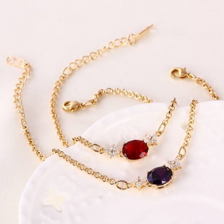 Обворожительный браслет 71208-красный фото | Brulik