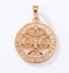 Позолочений кулон Xuping 32454 - ваги фото | Brulik