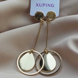 Позолочені сережки  Xuping 23412