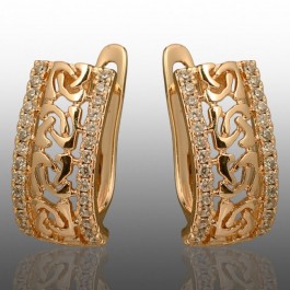 Позолочені сережки  Xuping 24792