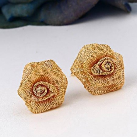Серьги "Golden Roses" 28601 фото | Brulik