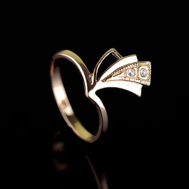 Позолоченное кольцо Fallon 83200874