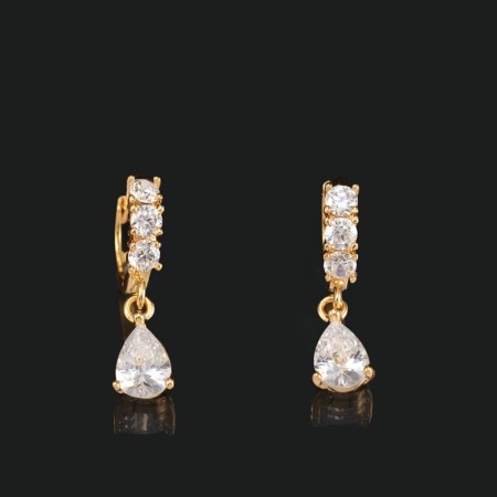 Позолоченные серьги XP 2507 фото | Brulik