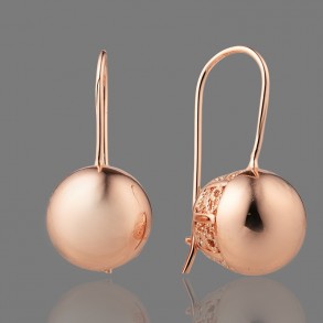 Позолочені сережки Fallon 82100072 фото | Brulik