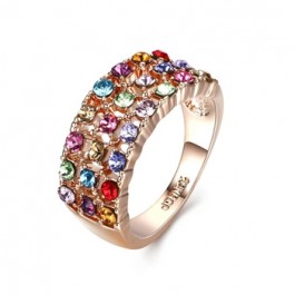 Позолоченное кольцо Italina 95127