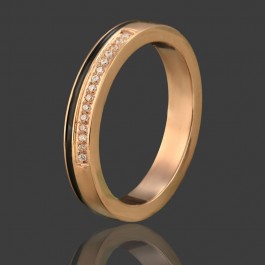 Кольцо стальное  позолоченное Xuping 1152