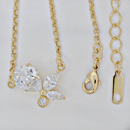 Колье "Изысканность" 41292-белый фото | Brulik