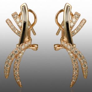 Позолочені сережки  Xuping 24695 фото | Brulik