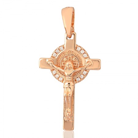 Позолоченный крест Fallon 86201121 фото | Brulik