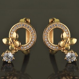 Позолоченые серьги  XP 9059