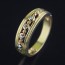Позолоченное кольцо с фианитами Fallon 8325238 фото | Brulik