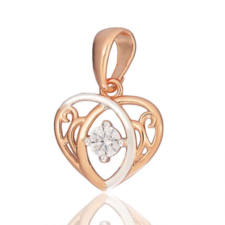 Позолоченный кулон "Сердце" Fallon 96201188 фото | Brulik