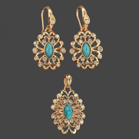 Позолоченный комплект Fallon 8120185 фото | Brulik