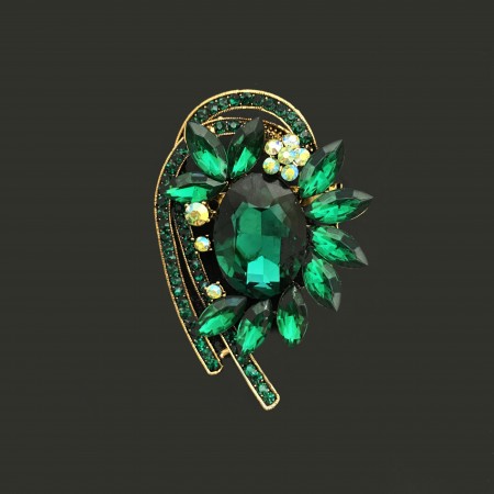 Брошь позолоченная  8691 фото | Brulik