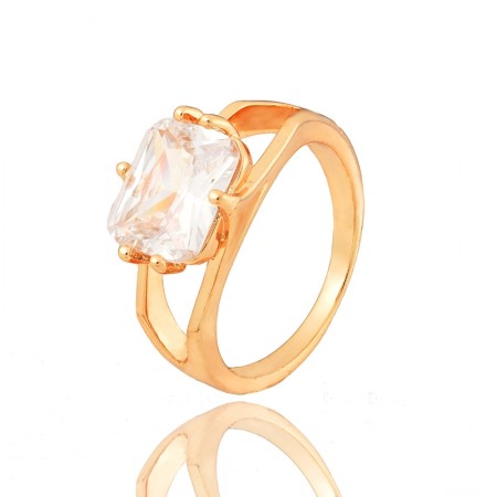 Позолоченное кольцо с фианитами Fallon 83200368 фото | Brulik