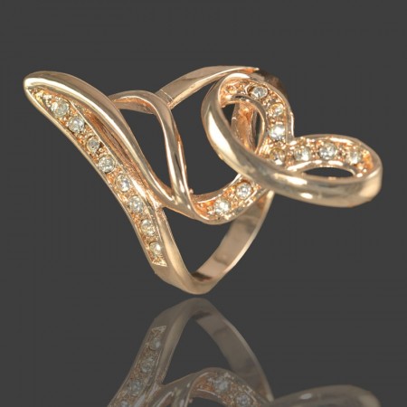 Позолоченное кольцо Fallon 8321017 фото | Brulik