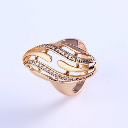 Прекрасное кольцо с фианитами XP 11775 фото | Brulik