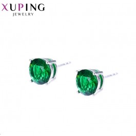 Сережки-гвоздики Xuping 97062-зелений