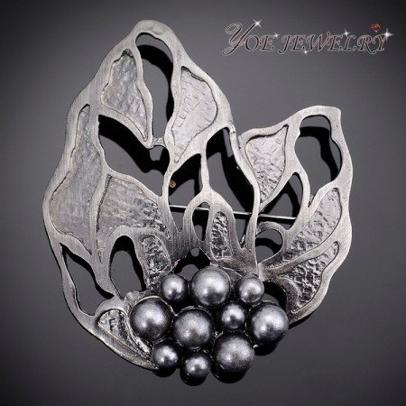 Стильная брошь-8436 фото | Brulik