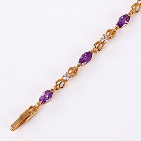 Браслет "Charming" 71190-фиолетовый фото | Brulik