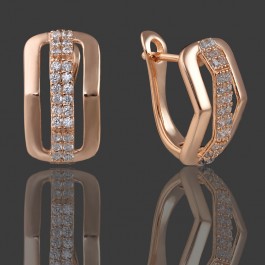 Позолоченные серьги Xuping  20210