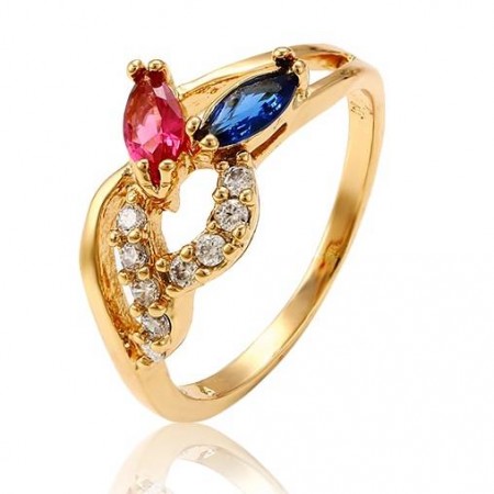 Симпатичное кольцо 13007- мультиколор фото | Brulik