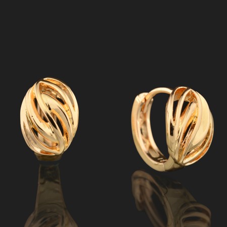 Позолоченные серьги XP 9619 фото | Brulik