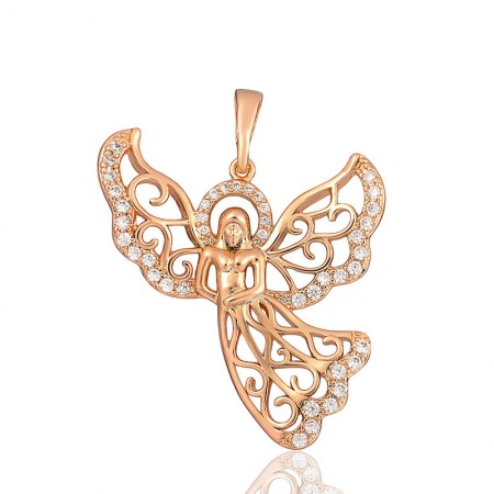 Позолоченный кулон Xuping  "Ангел" 3322 фото | Brulik