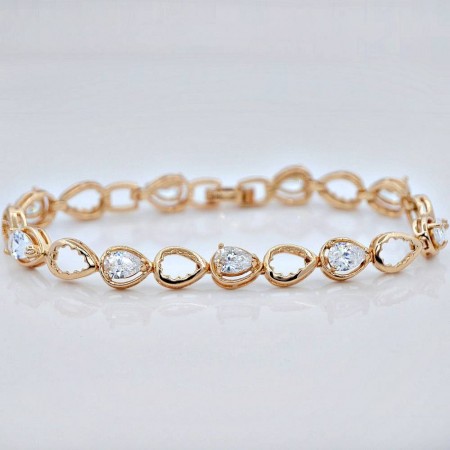 Обворожительный браслет 72644 - белый фото | Brulik