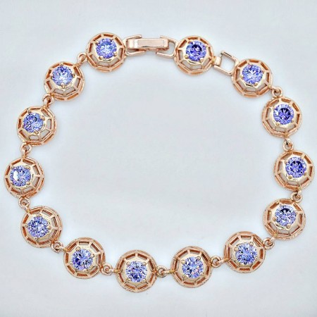 Восхитительный браслет 73252 - фиолетовый фото | Brulik