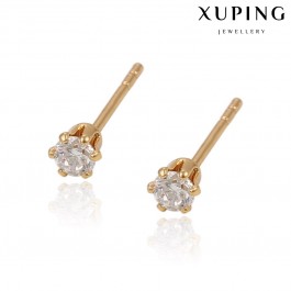 Позолочені сережки-гвоздики Xuping 29358