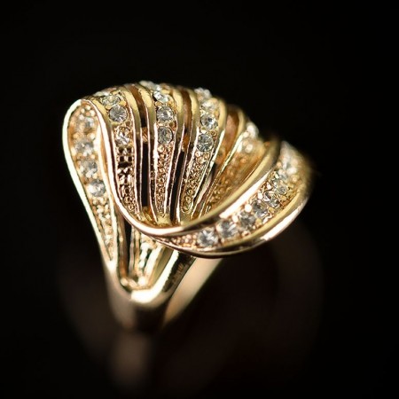 Позолоченное кольцо Fallon 8323686 фото | Brulik