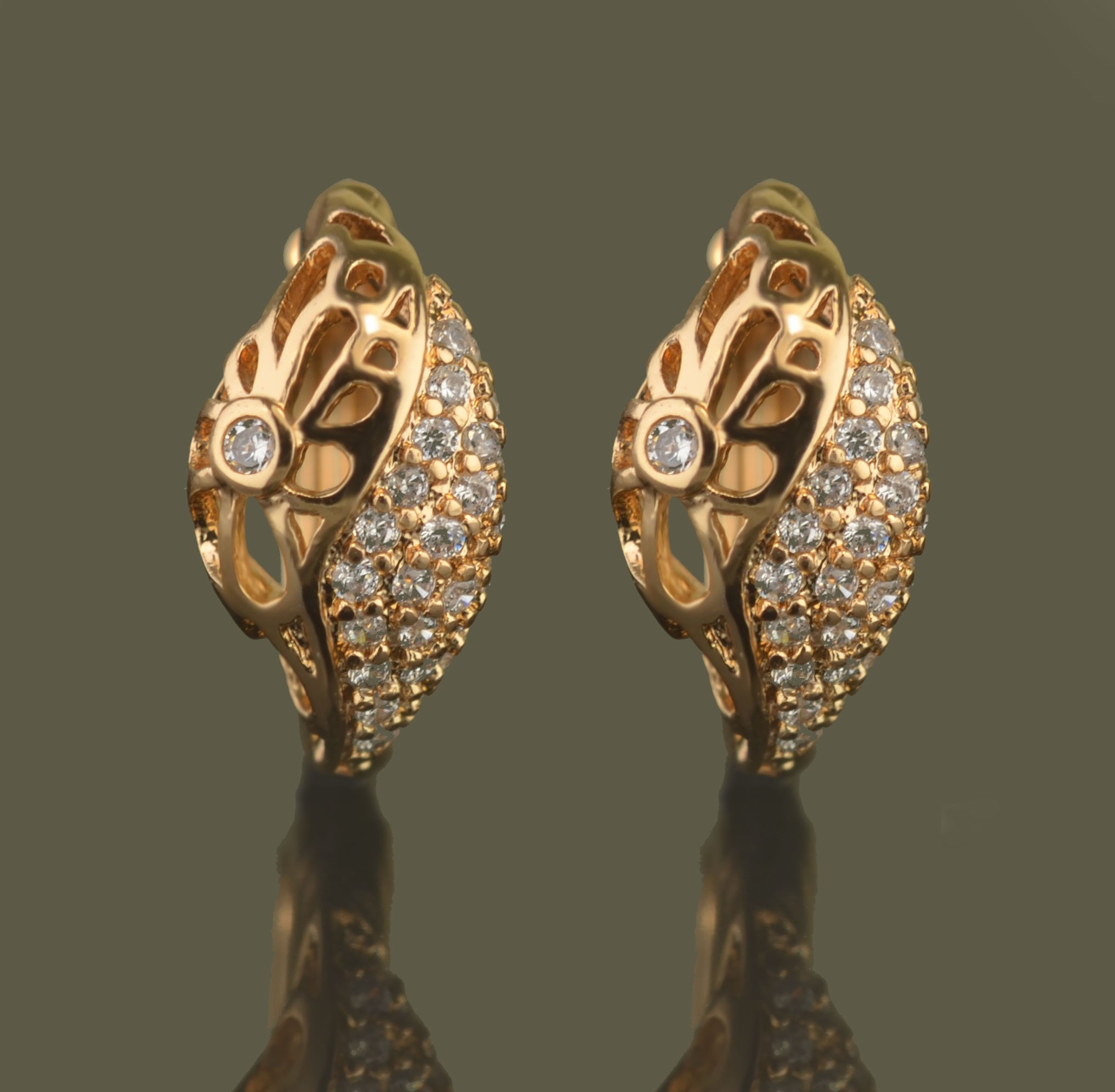 Позолоченные серьги  XP 2419