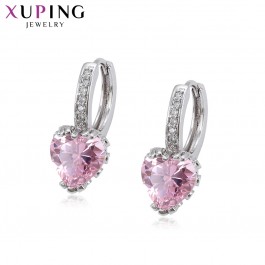 Серьги Xuping  94583-розовые фианиты