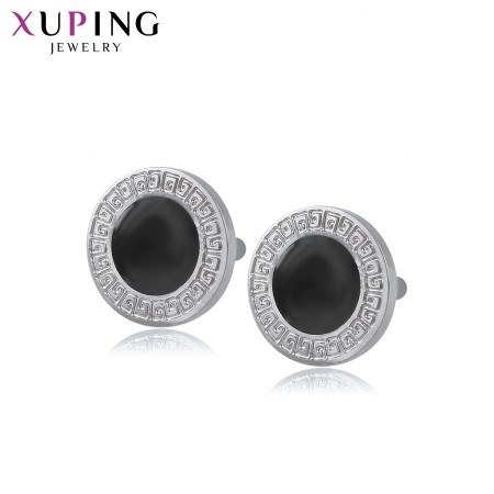 Стальные  серьги-гвоздики  Xuping  80229 фото | Brulik