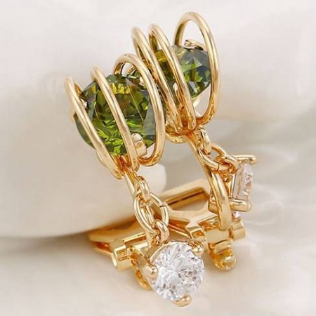 Клипсы 91028 - зеленый фото | Brulik