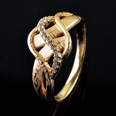 Позолоченное кольцо XP 1909 фото | Brulik