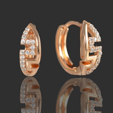 Позолоченные серьги  Xuping 2093 фото | Brulik