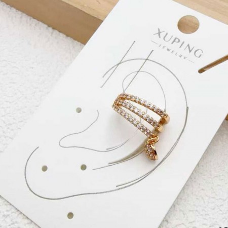 Позолочена сережка каффа Xuping 24774 фото | Brulik