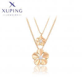 Позолочений ланцюжок 2 в 1  XupingA00844862