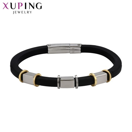 Браслет каучуковый Xuping 76225 фото | Brulik