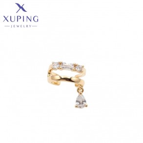 Позолочена сережка каффа Xuping 24697 фото | Brulik
