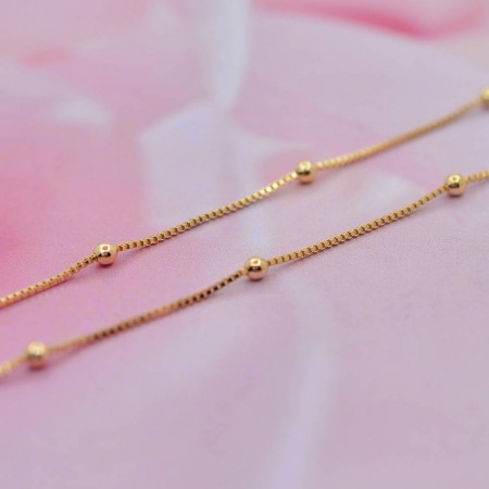 Позолоченная цепочка оптом 10-4167 фото | Brulik