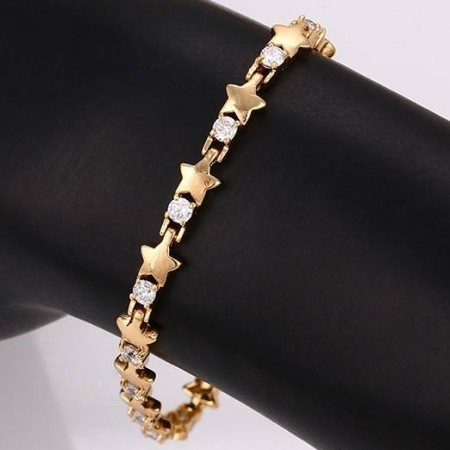 Привлекательный браслет 18К  73768 фото | Brulik