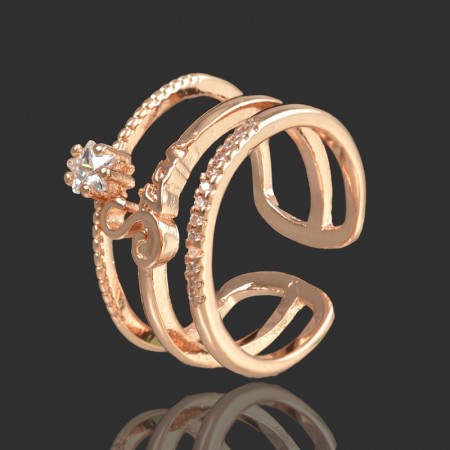 Позолоченное кольцо Fallon 83201801 фото | Brulik