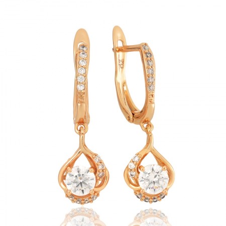 Позолоченные  серьги Xuping 20894 фото | Brulik