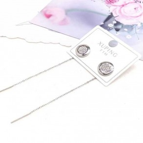 Сталеві сережки протяжки Xuping 24706 фото | Brulik