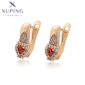 Позолочені сережки Xuping X001116024 фото | Brulik
