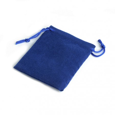 Бархатные синие мешочки для бижутерии фото | Brulik